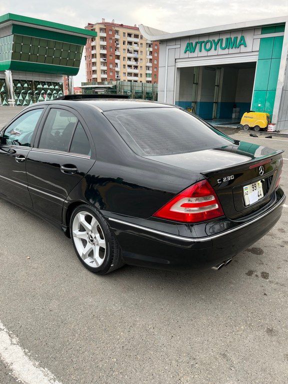 Mercedes C 230, 2.5 L, 2007 il, 249 000 km — Avtomobillər, Mingəçevir (7)