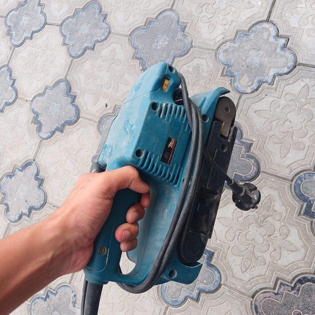 Elektrik lentli zımpara (belt sander) - Şəbəkə ilə işləyən, güclü — Zımpara maşınları, Bakı (2)
