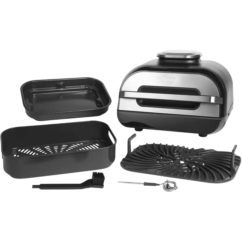 Ninja Foodi Max Health Grill &amp; Air Fryer Gold (AG551EUCP) — Soba və qrillər, Bakı (5)