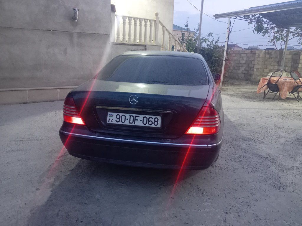 Mercedes S 320, 3.2 L, 2000 il, 128 000 km 90-DF-068 — Avtomobillər, Şirvan (2)