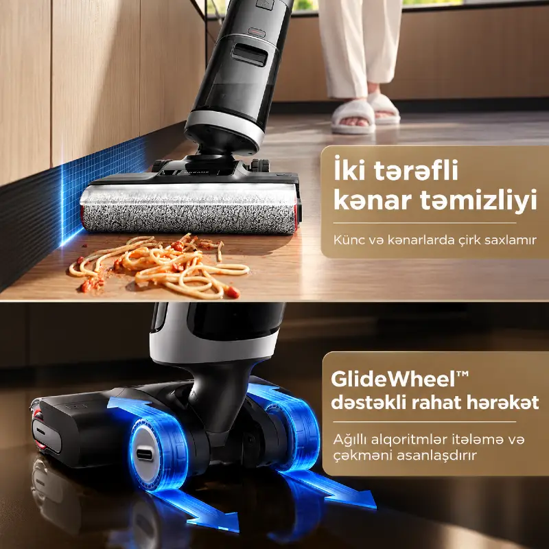 Dreame H14 Dual Wet and Dry Vacuum Cleaner (HHV25A) — Tozsoran, Bakı (5)