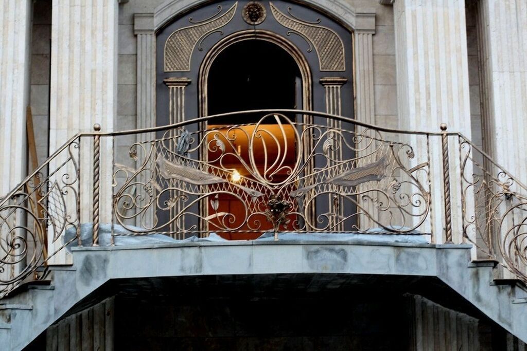 Balkon məhəccəri, Dəmir — Pəncərələr, qapılar, balkonlar, Sumqayıt (9)