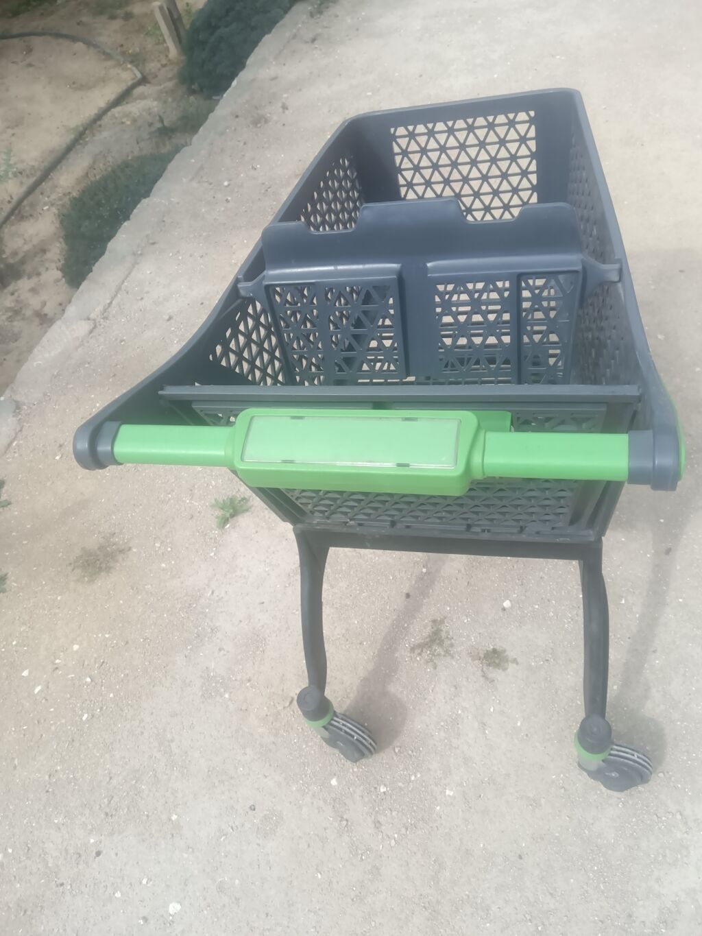 Supermarket alış-veriş arabası - Material: möhkəm plastik korpus və — Ticarət vəzn-səbətləri, Digah (2)