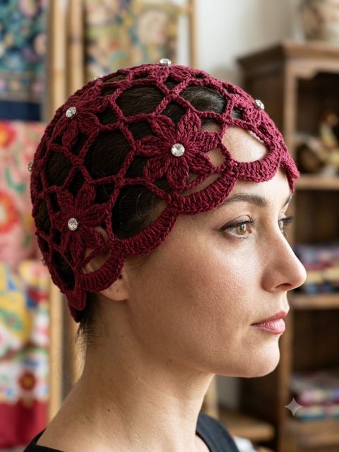 Beret, qırmızı, pambıq/trikotaj, ölçü Onesize — Bakı