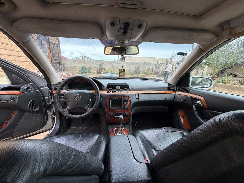 Mercedes S 320, 3.2 L, 1999 il, 314 430 km 10-SM-506 — Avtomobillər, Bakı (4)