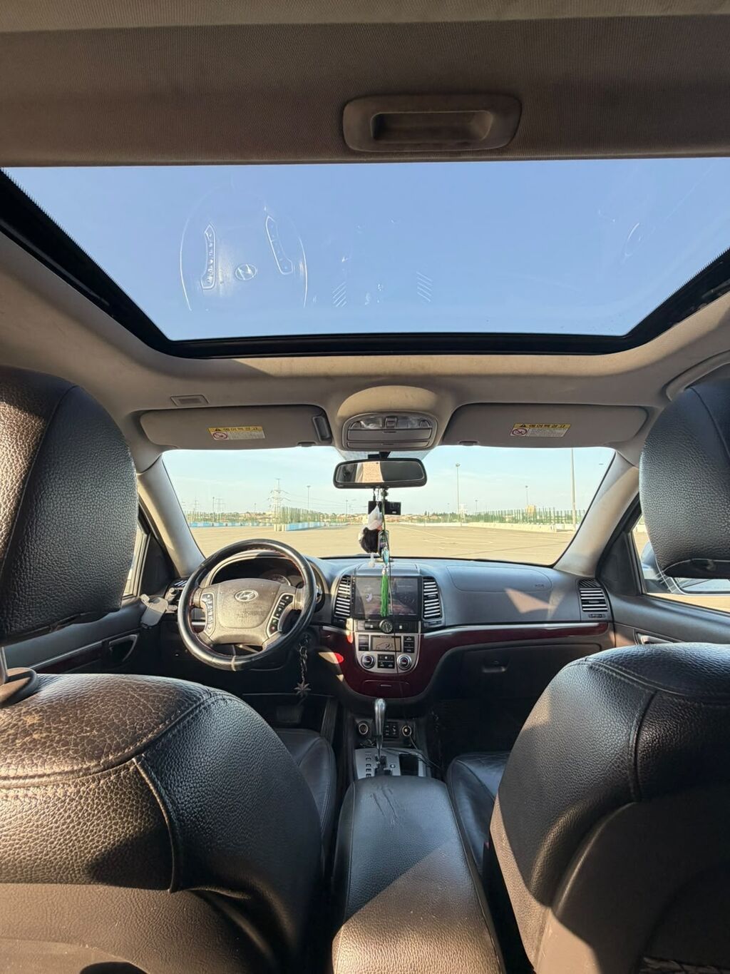 Hyundai Santa Fe, gümüşü rəng, benzinli SUV. Texniki və dizayn 99-EK-399 — Avtomobillər, Bakı (8)