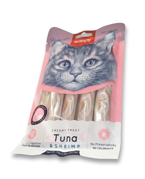 Krem-ləzzət Wanpy Tuna Shrimp, 70 q — Bakı