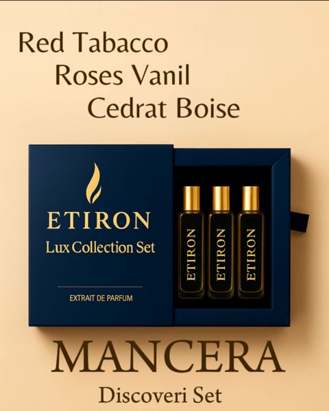 Etiron uniseks ətir dəsti (Red Tobacco 18 ml + Roses Vanil 18 ml + Cedrat Boise 18 ml) — Bakı
