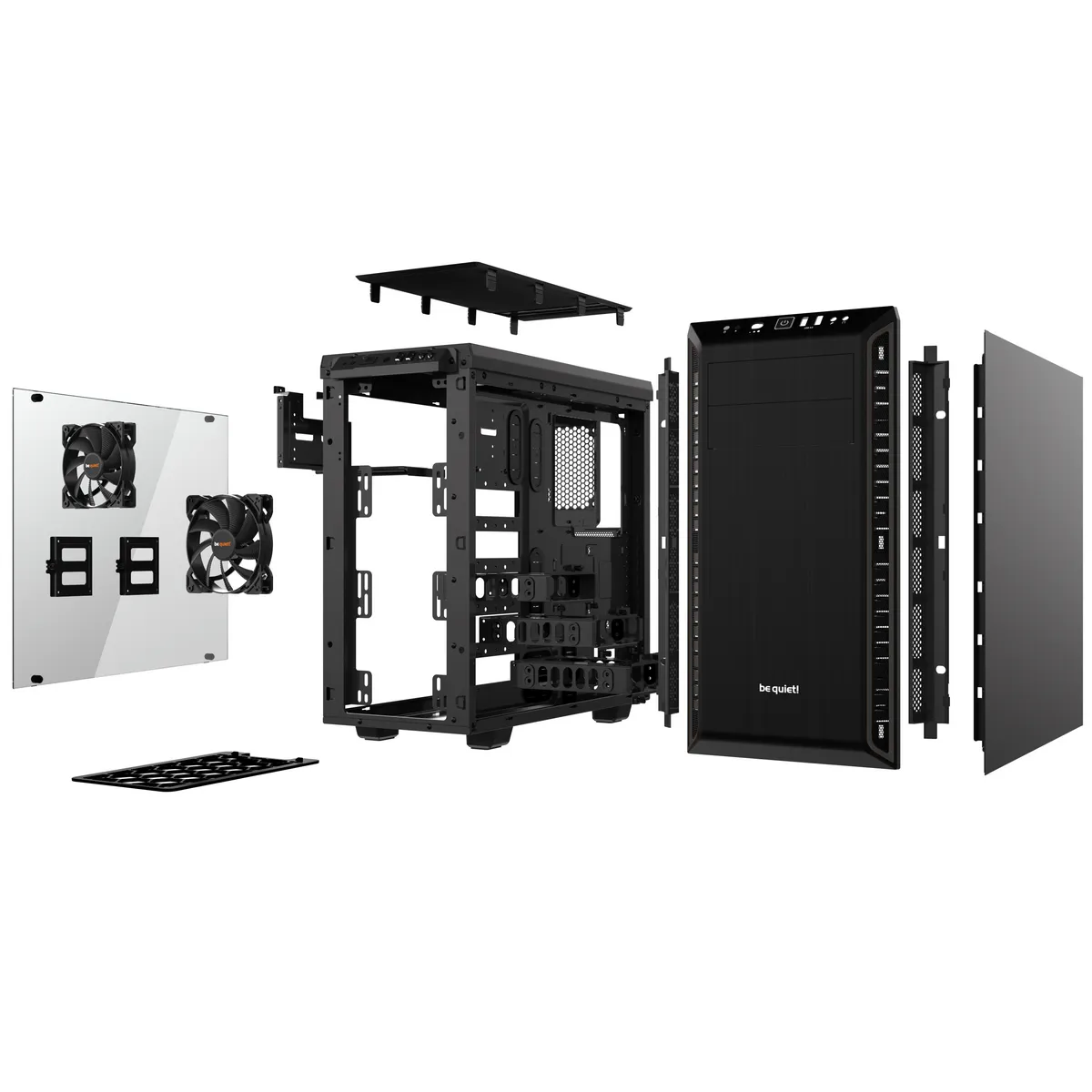 Case be quiet Pure Base 600 Window Black (BGW21) — Korpuslər, Bakı (3)