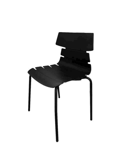 Stul Del Groups 324, metal/plastik, qara, 42x50x83 sm — Bakı