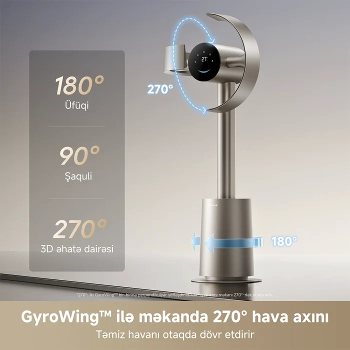 Dreame Bladeless Fan MF10 CVF22A — Ventilyatorlar, Bakı (3)