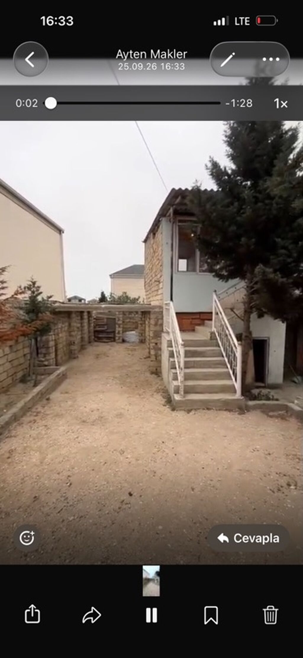 Həyət evi satılır/kirayə verilir – şəhərdənkənar, sakit məhəllədə — Ev, villa, Digah (2)