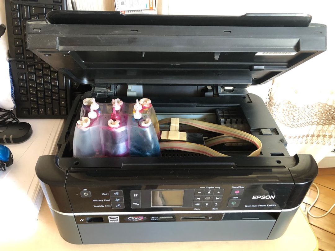 Epson Stylus Photo TX650 çox funksiyalı rəngli printer(skaner+kseroks) — Printerləri, Bakı (3)