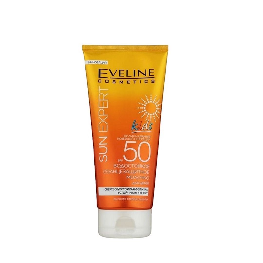 Uşaqlar üçün günəşdən qoruyan suya davamlı süd Eveline Cosmetics Sun Expert SPF50 150 ml — Mallar, Bakı