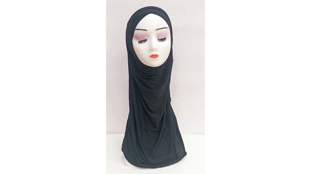 Qadınlar üçün hicab O683, qara, trikotaj, ölçü One Size — Mallar, Bakı