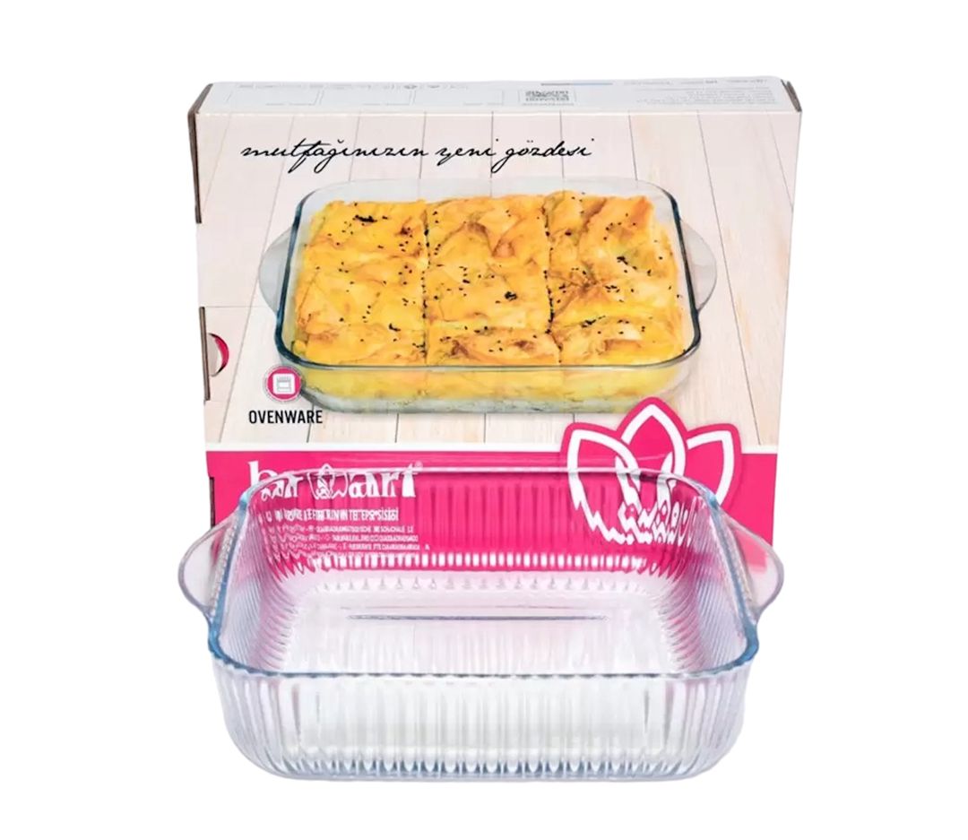 Bişirmə qabı, şüşə, şəffaf, 3200 ml — Mallar, Bakı
