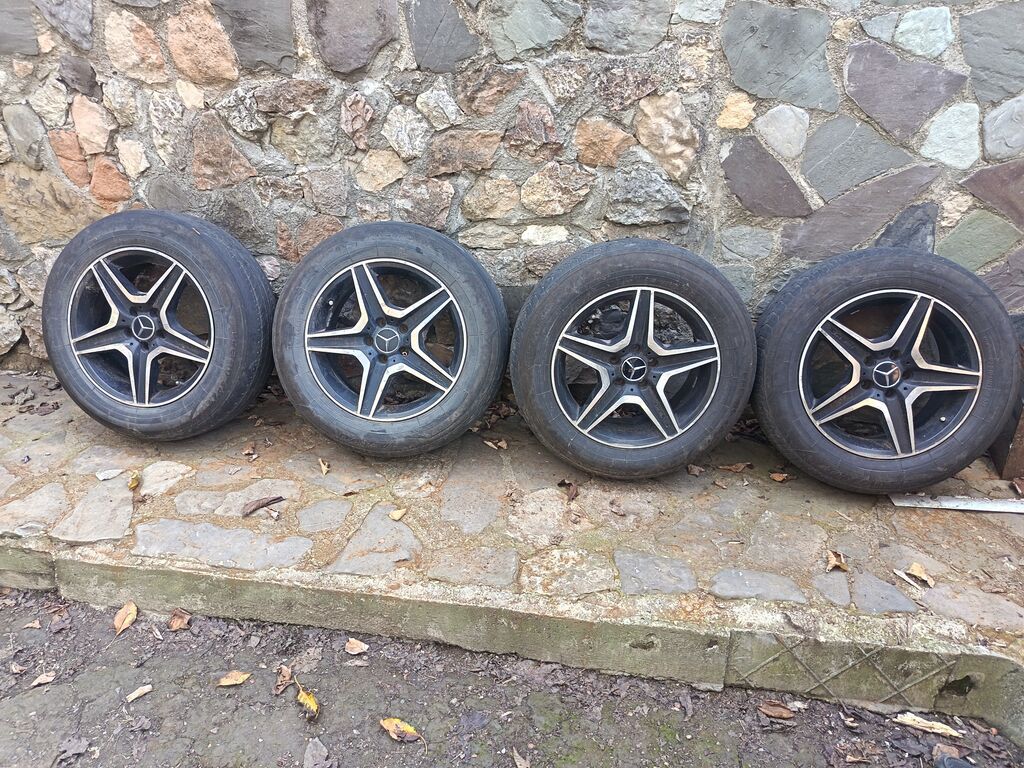 Mercedes-Benz üçün orijinal disklər və şinlər komplekti - Model — Diskləri, Quba