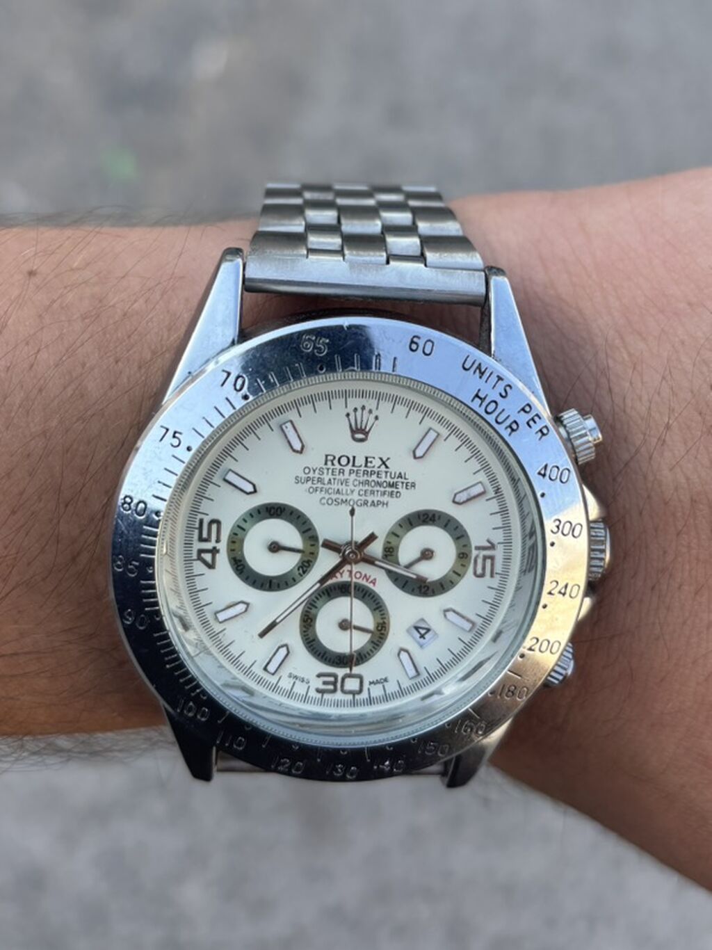 Rolex Daytona üslubunda qol saatı - Korpus və qolbaq: paslanmayan — Qol saatları, Digah (2)