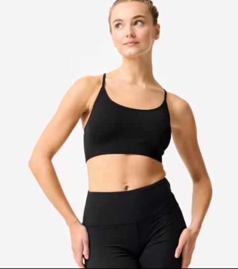 Qadınlar üçün idman topu Decathlon 8937390, qara, poliester/poliamid/elastan, ölçü S — Bakı