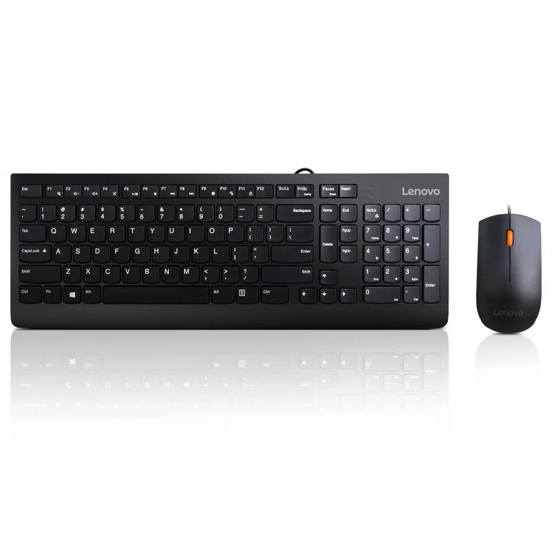 Lenovo 300 USB Combo Keyboard & Mouse - Russian/Cyrillic (441) (GX30M39635) — Bakı