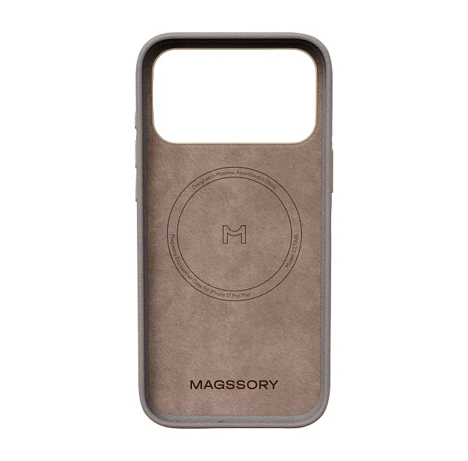 Smartphone case Magssory Eco-Leather Case for iPhone 17 Pro Max Latte (CLT045l) — Telefonlar və qadjetlər, Bakı (2)
