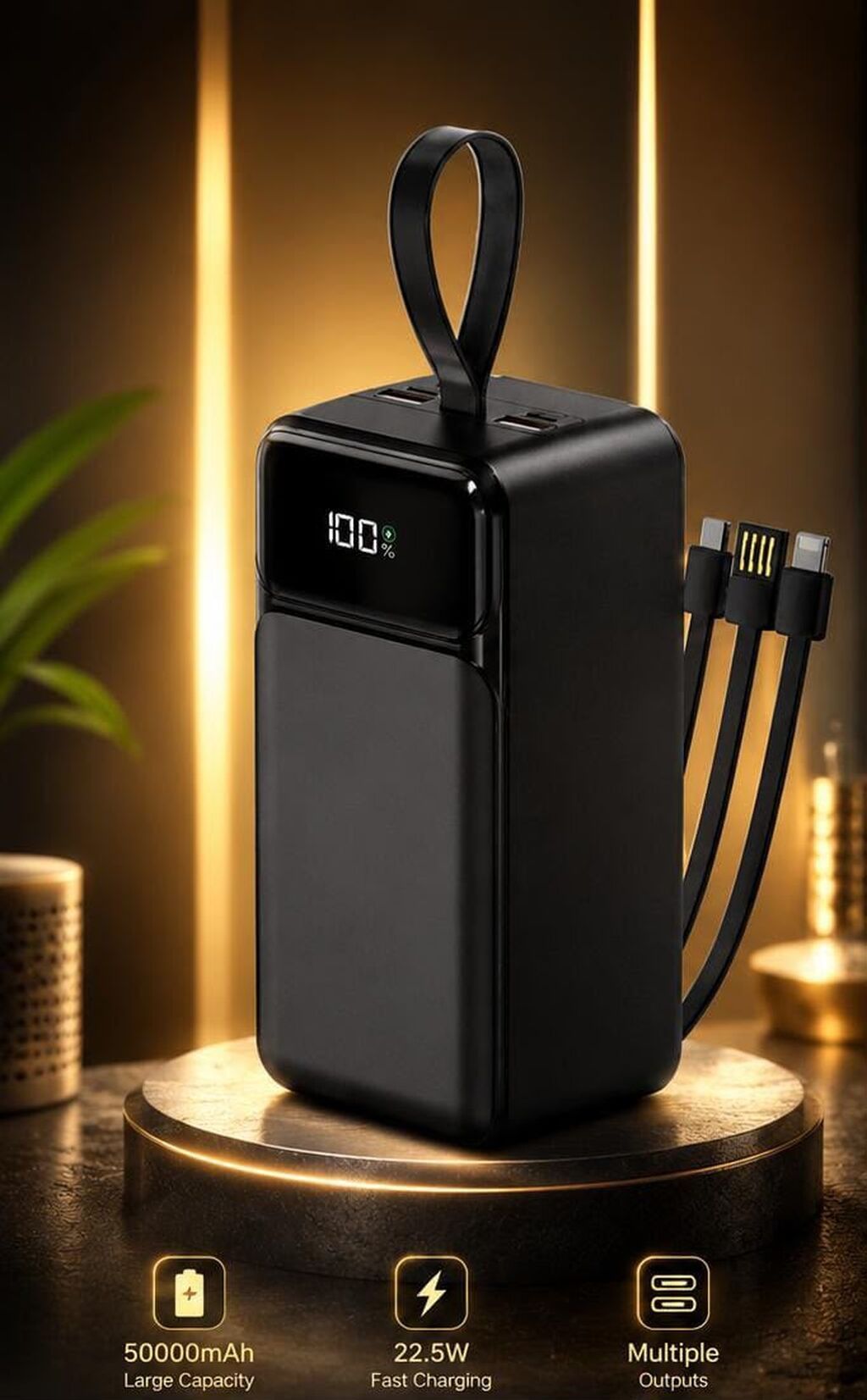 50000 mAh super tutumlu Power Bank - 50000 mAh böyük batareya tutumu — Powerbank-lər, Bakı (2)