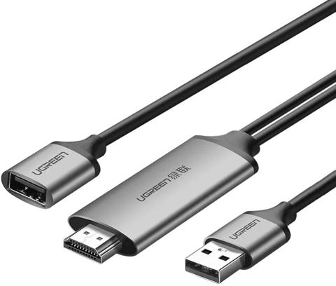 50291 Ugreen USB to HDMI Digital AV Adapter 1.5m (Gray) CM151 — Bakı