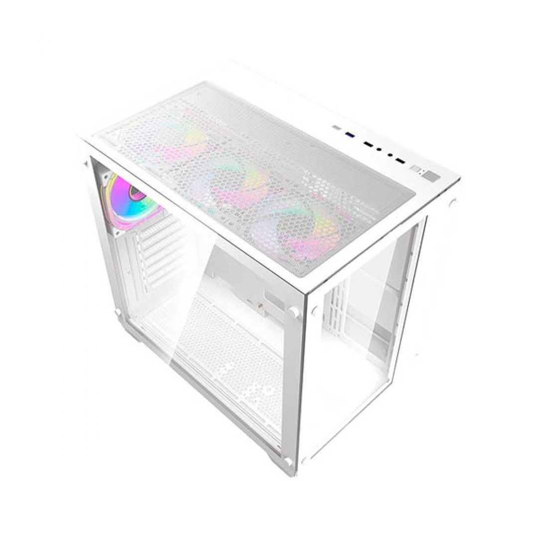 Aigo DarkFlash C285 ATX White Case — Korpuslər, Bakı (3)