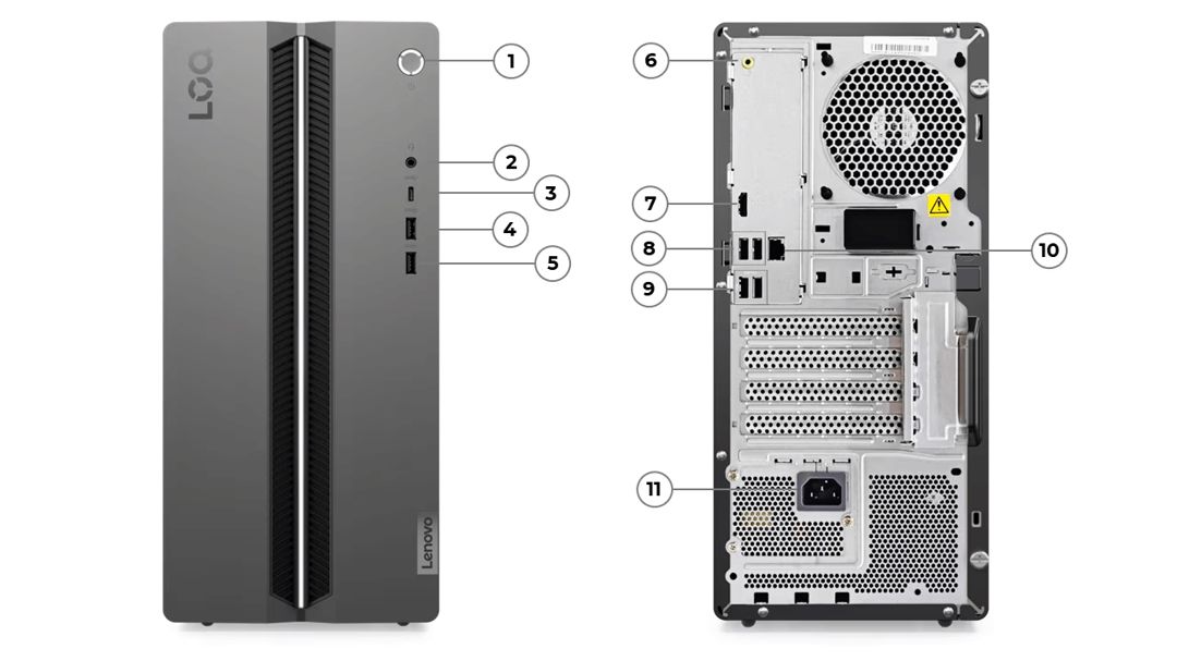 Desktop Lenovo LOQ Tower 17IAX10 91AY0051KZ — Masaüstü kompüterlər, Bakı (2)
