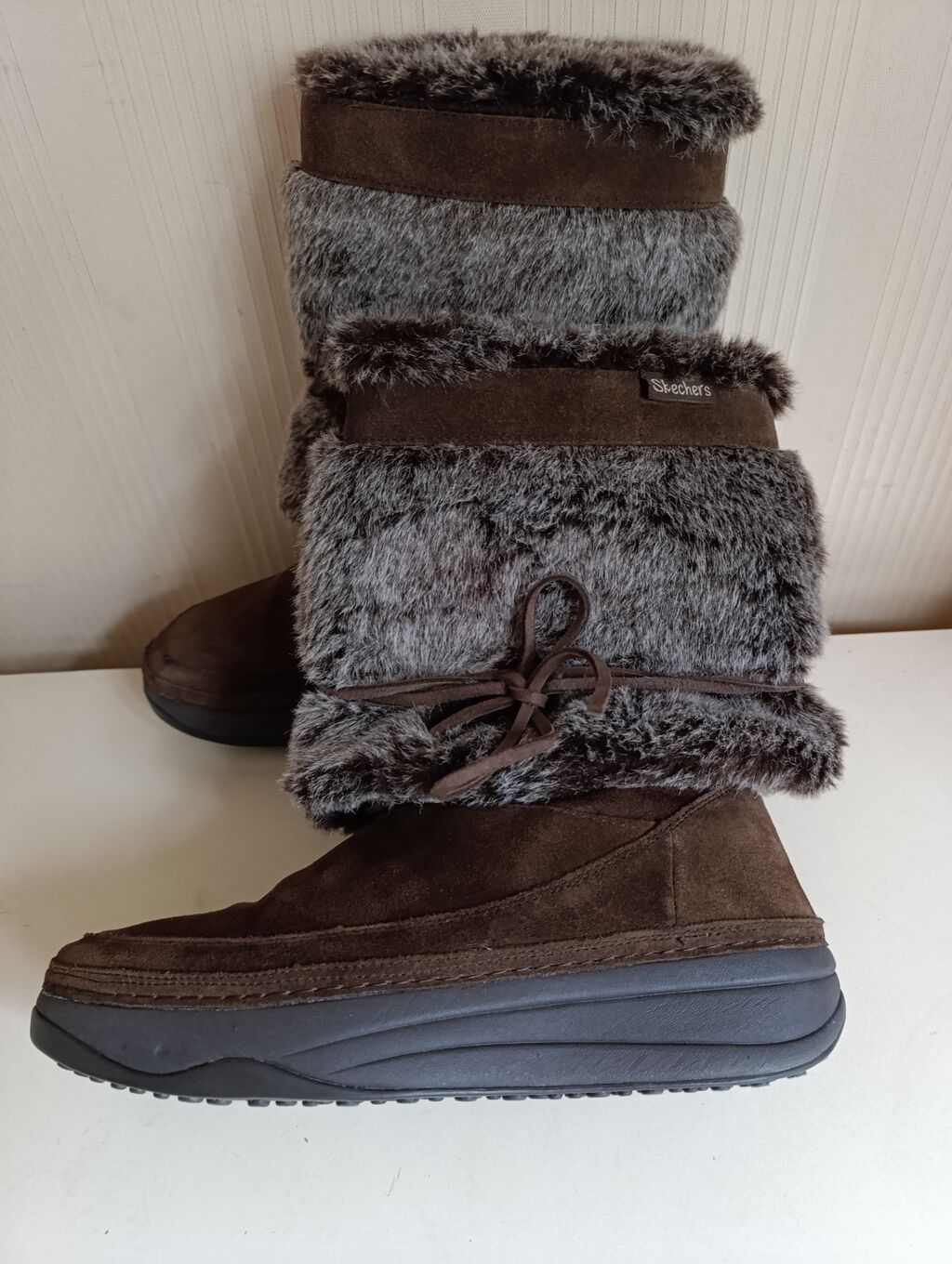 Сапоги Sketchers оригинал в идеальном состоянии,одевала два раза — Çəkmə, Bakı (7)