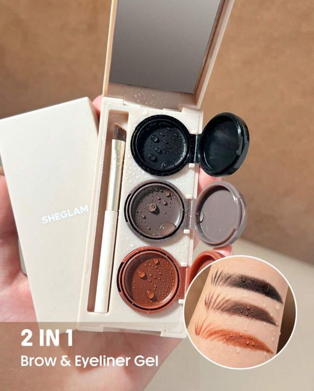 Qaş üçün gellər paleti Streamline Brow & Eyeliner Gel — Mallar, Bakı (3)