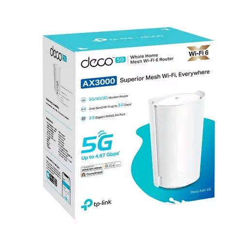 Router TPLink Deco X50-5G Wi-Fi 6 Mesh Sistemi və 5G Modem — Routerlər, Bakı (3)