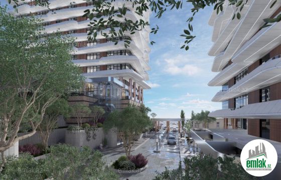 Satılır 1 otaqlı 64 m² yeni tikili Yasamal r — Mənzil (7)