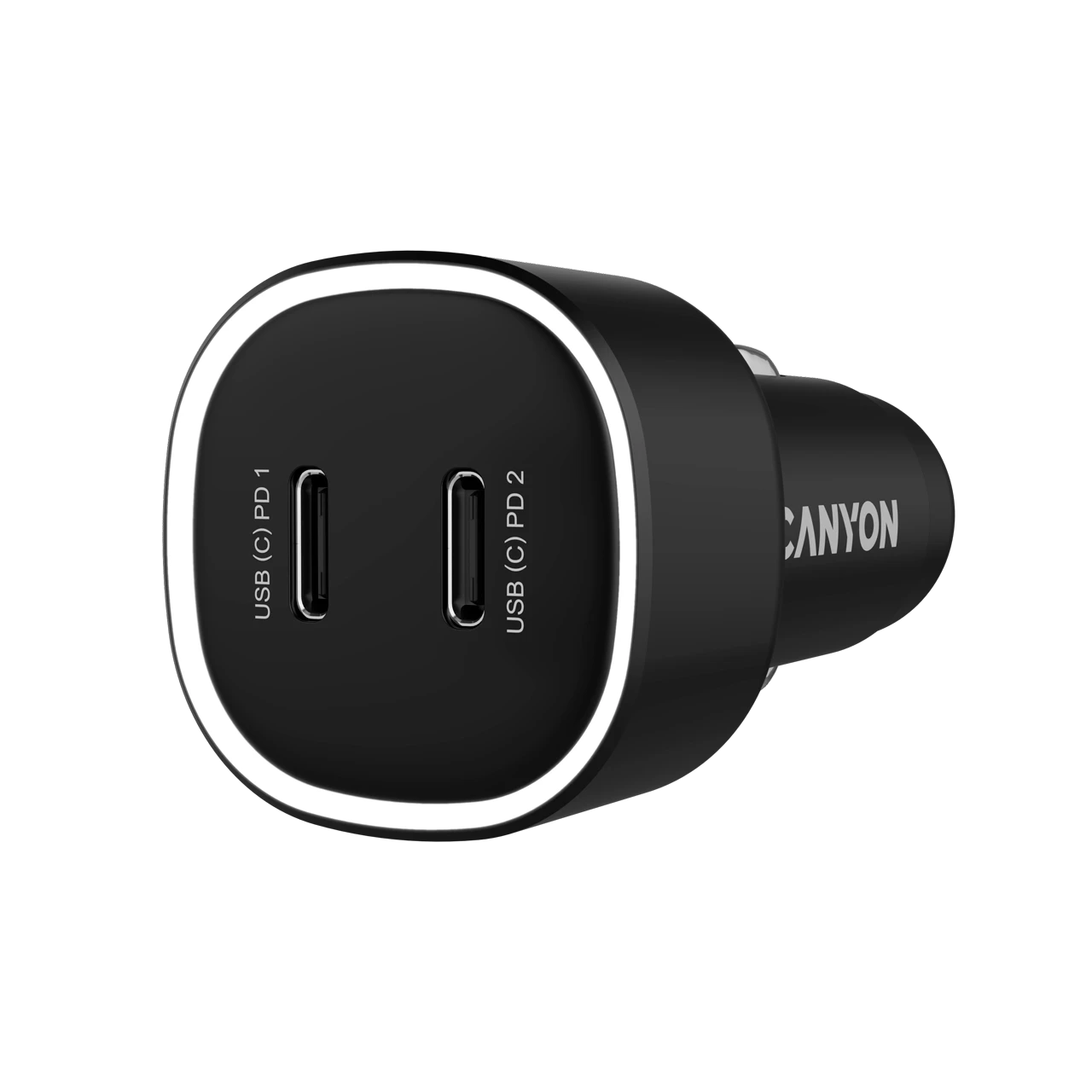 Avtomobil üçün adapter Canyon Usb-c, 60 Vt, Qara — Şarj cihazları, Bakı (2)