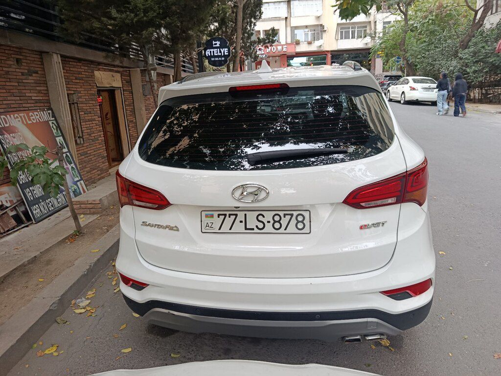 Hyundai Santa Fe, 2.0 L, 2015 il, 168 000 km 77-LS-878 — Avtomobillər, Bakı (2)