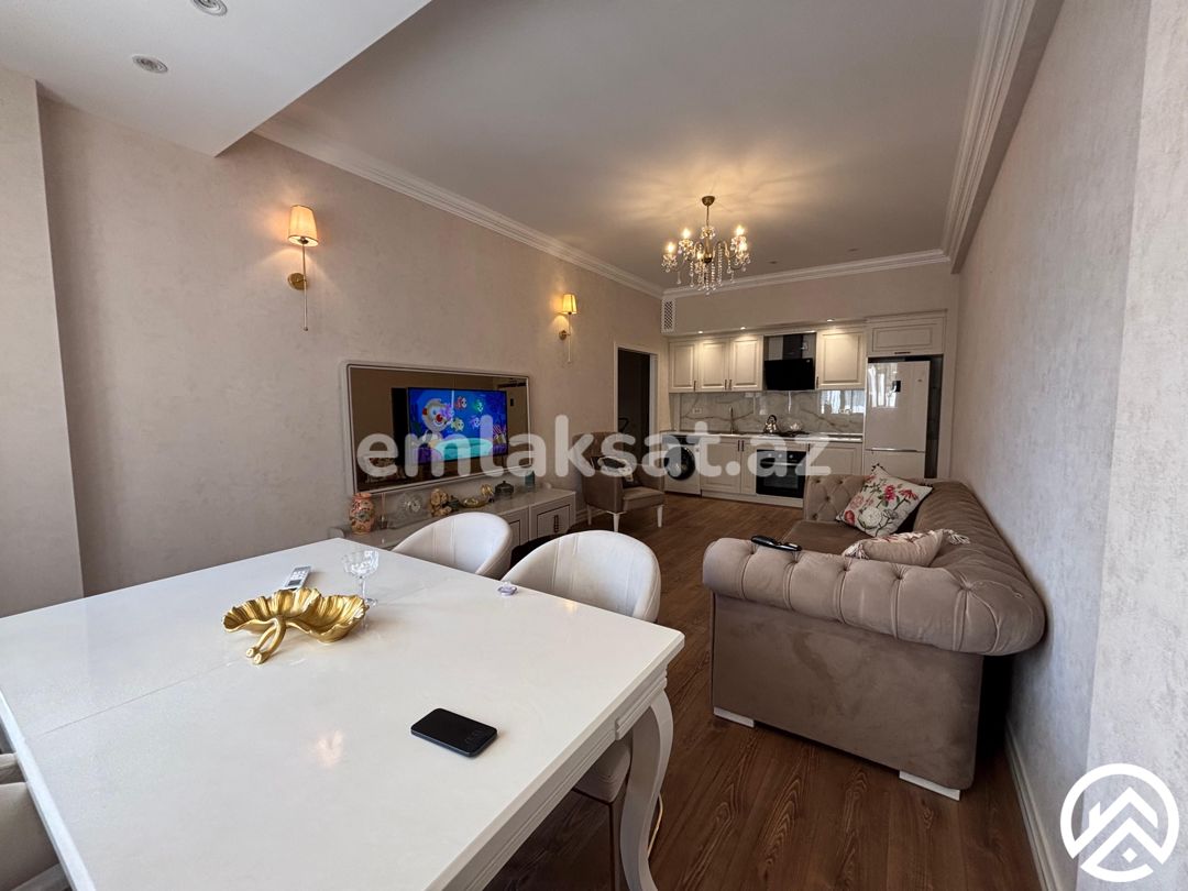 Satılır 2 otaq yeni tikili 70 m², Gənclik metrosu — Mənzil, Bakı (6)