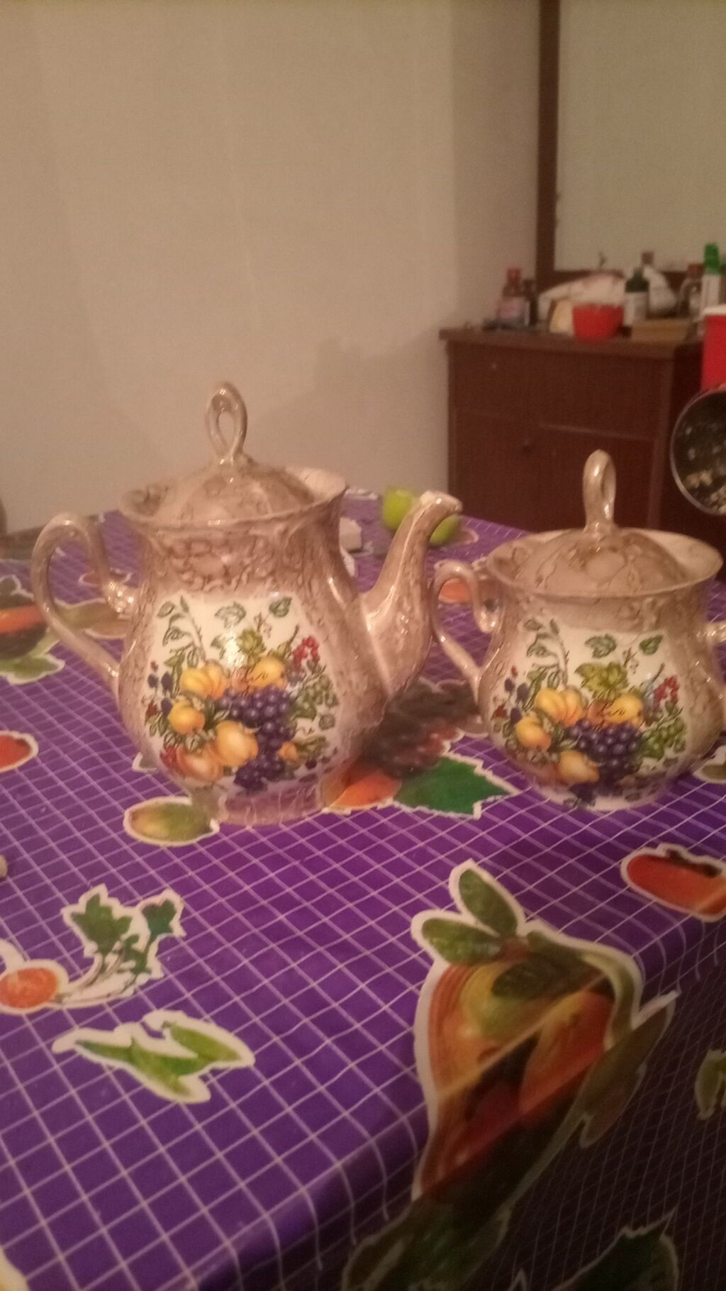 Çay dəsti, rəng - Qəhvəyi, Keramika — Süfrə qabı, Bakı (3)