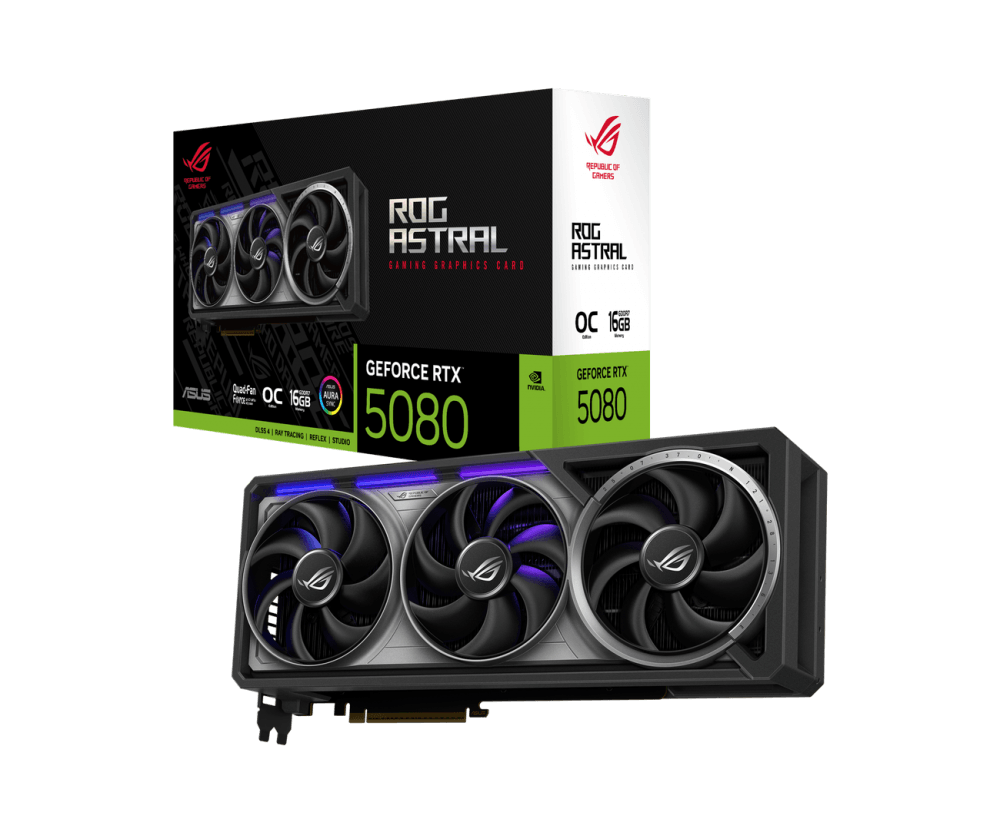 Qrafik kart ASUS ROG Astral RTX 5080 16GB OC Edition 90YV0LV0-M0NA00 — Qrafik kartlar, Bakı