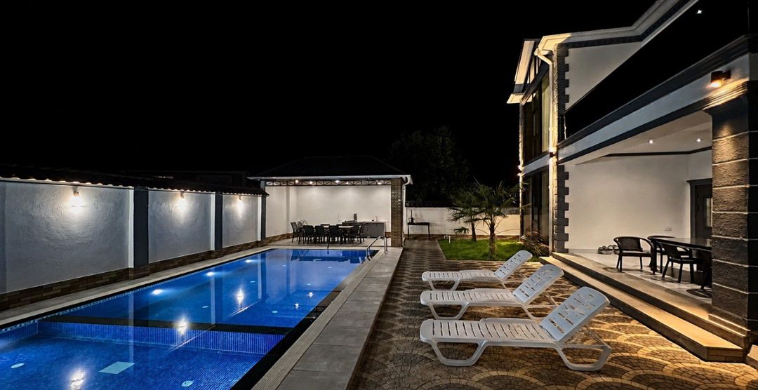 İcarəyə verilir 6 otaqlı həyət evi/bağ evi 308 m² — Ev, villa, Qəbələ (4)