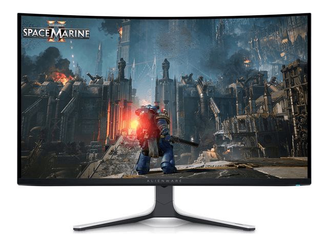 Curved Dell Alienware 32 4K Qd-oled Gaming Monitor - AW3225QF 210-BLLV — Monitorlər, Bakı