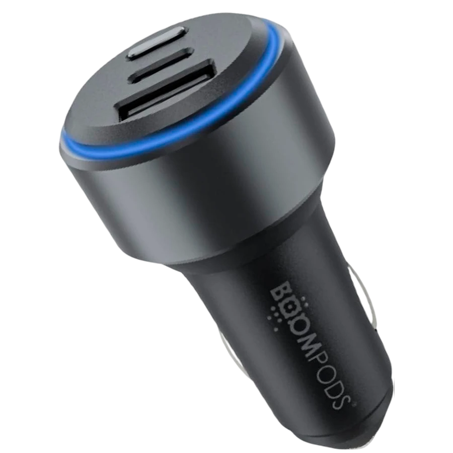 Avtomobil üçün adapter Boompods Usb/usb-c, 30 Vt, Boz — Bakı