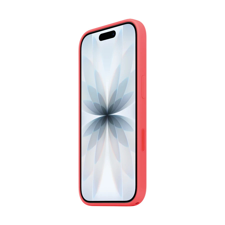 Silikon qoruyucu örtük Apple MagSafe ilə iPhone 17 üçün, Bright Guava — Şarj cihazları, Bakı (2)