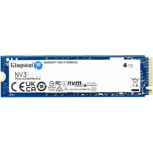 Kingston 4000GB NV3 M.2 PCIe 4.0 SSD SNV3S/4000G — Sabit diskləri, Bakı