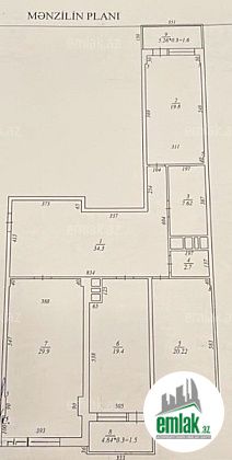 Satılır 4 otaqlı 150 m² yeni tikili Nəsimi r — Mənzil (2)