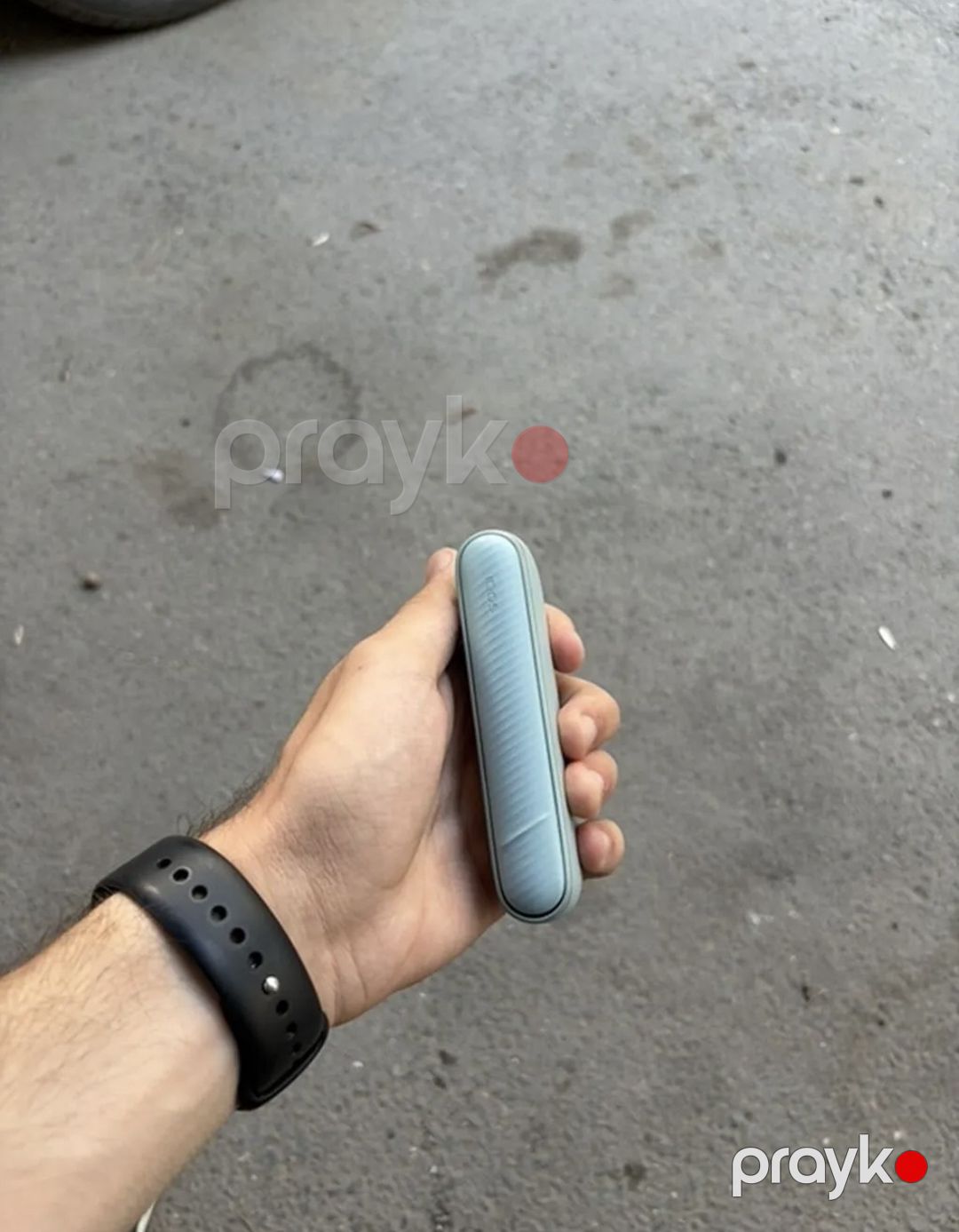 Elektronik siqaret açıq göy rəngli — Elektronik siqaretlər, Bakı (2)