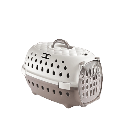 Daşıma çantası Stefanplast Travel Chic pişiklər və itlər üçün, plastik, bej, 34.5x50x32 sm — Bakı