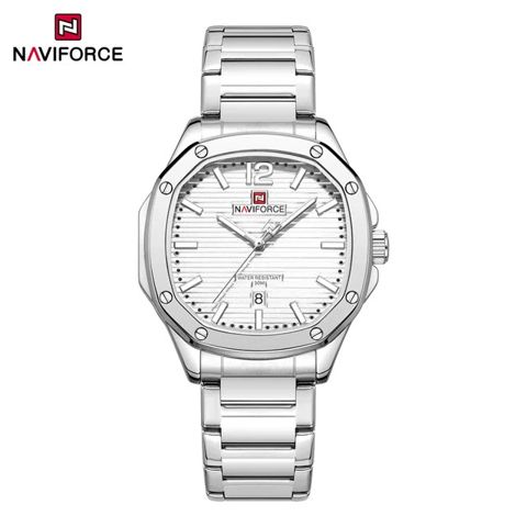Kişi qol saatı Navıforce 0210 Sılver Whıte - NF 0210 S.W — Bakı