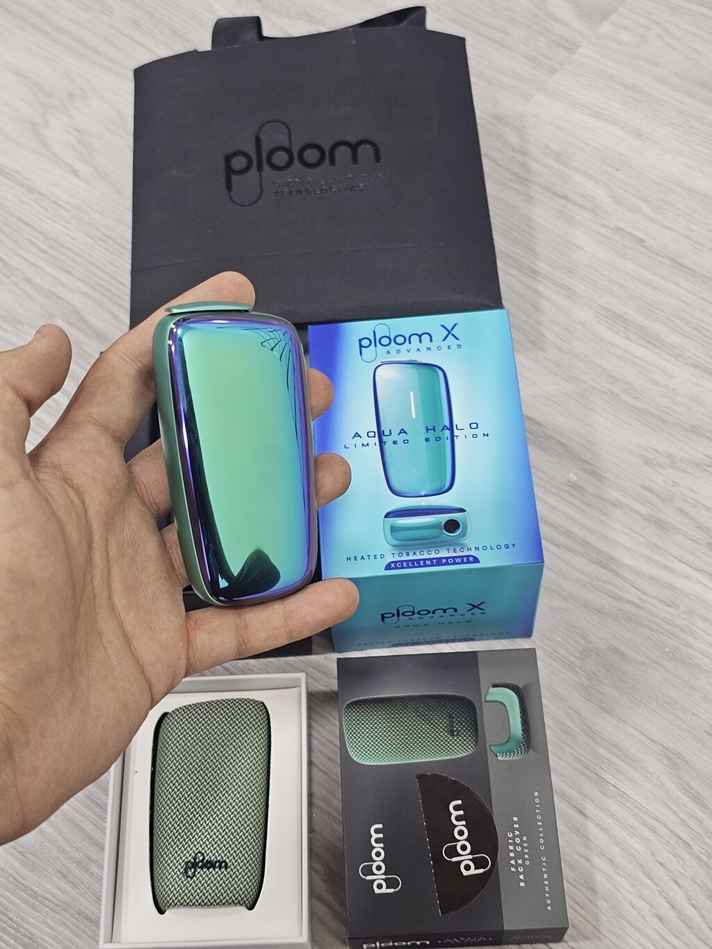 Ploom X Advanced – Aqua Halo Limited Edition seti Hədiyyə edilib. Heç — Elektronik siqaretlər, Bakı (2)