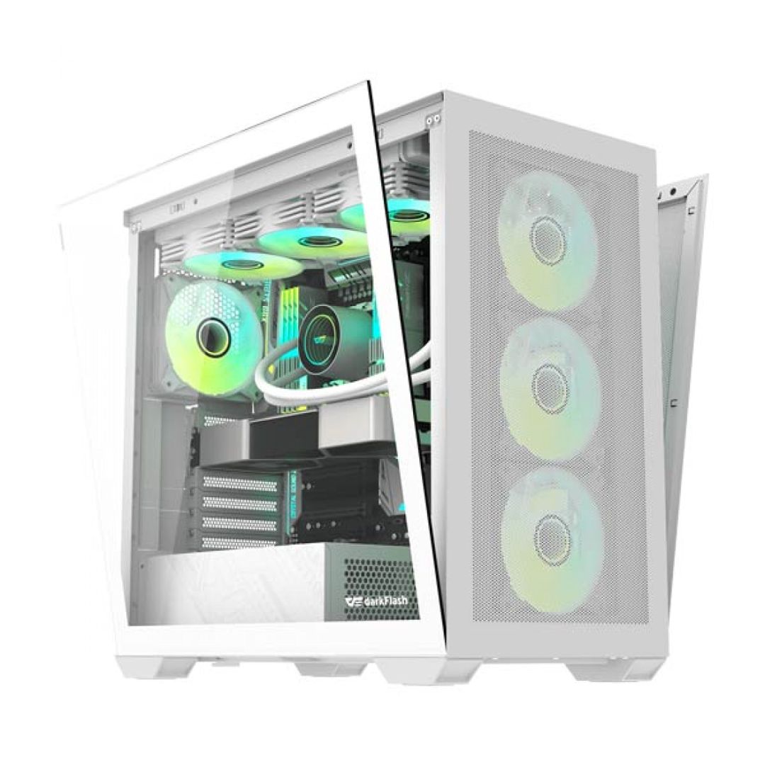 Aigo DarkFlash DLX4000 Mesh White Selection PC Case — Korpuslər, Bakı (6)