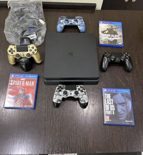 PlayStation 4 Slim oyun komplekti Paketə daxildir: - PS4 Slim konsol — Bakı
